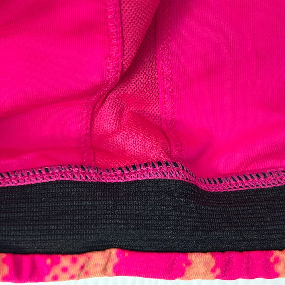Calvin Klein Performance Quick Dry Pink and Orange Athletic Sports Bra Size XL - Picture 14 of 14